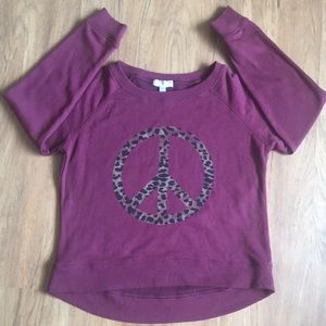 🔆Long Sleeve Peace sign Top (S)